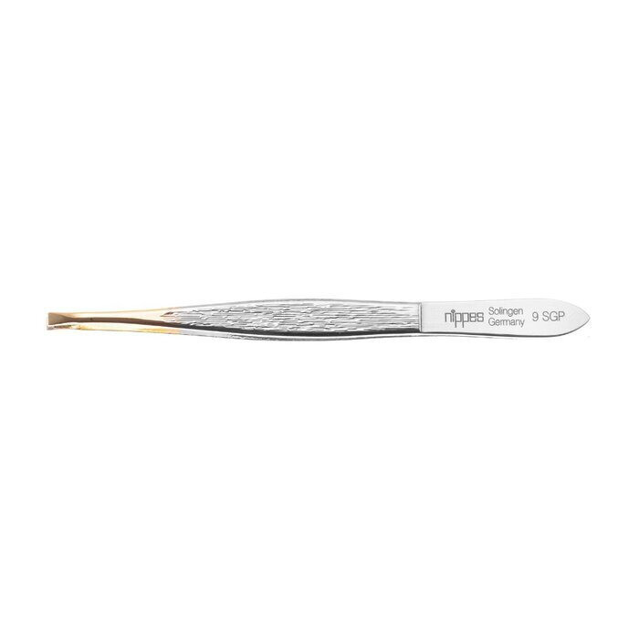 Nippes Tweezer Gold Tip Crab Claw Bented 9SGP