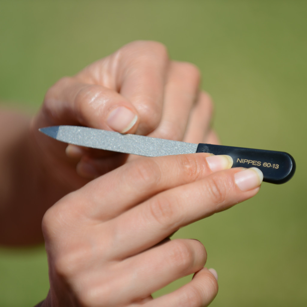 Nippes Sapphire Nail File Coarse & Fine 13cm 60 - 13S