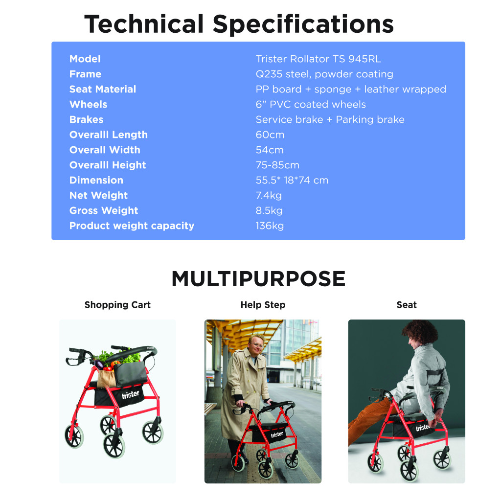 Trister Rollator TS 945RL