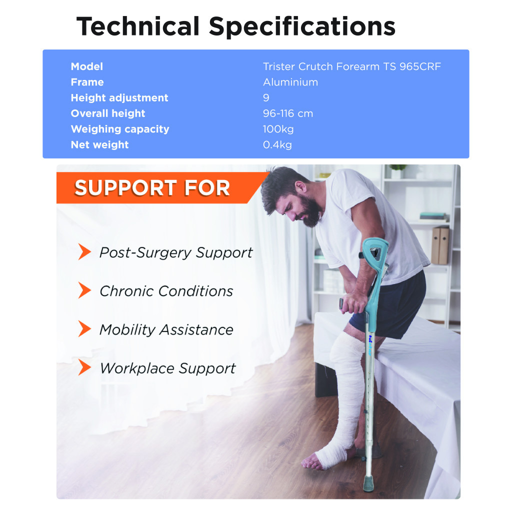 Trister Crutch Forearm TS 965CRF