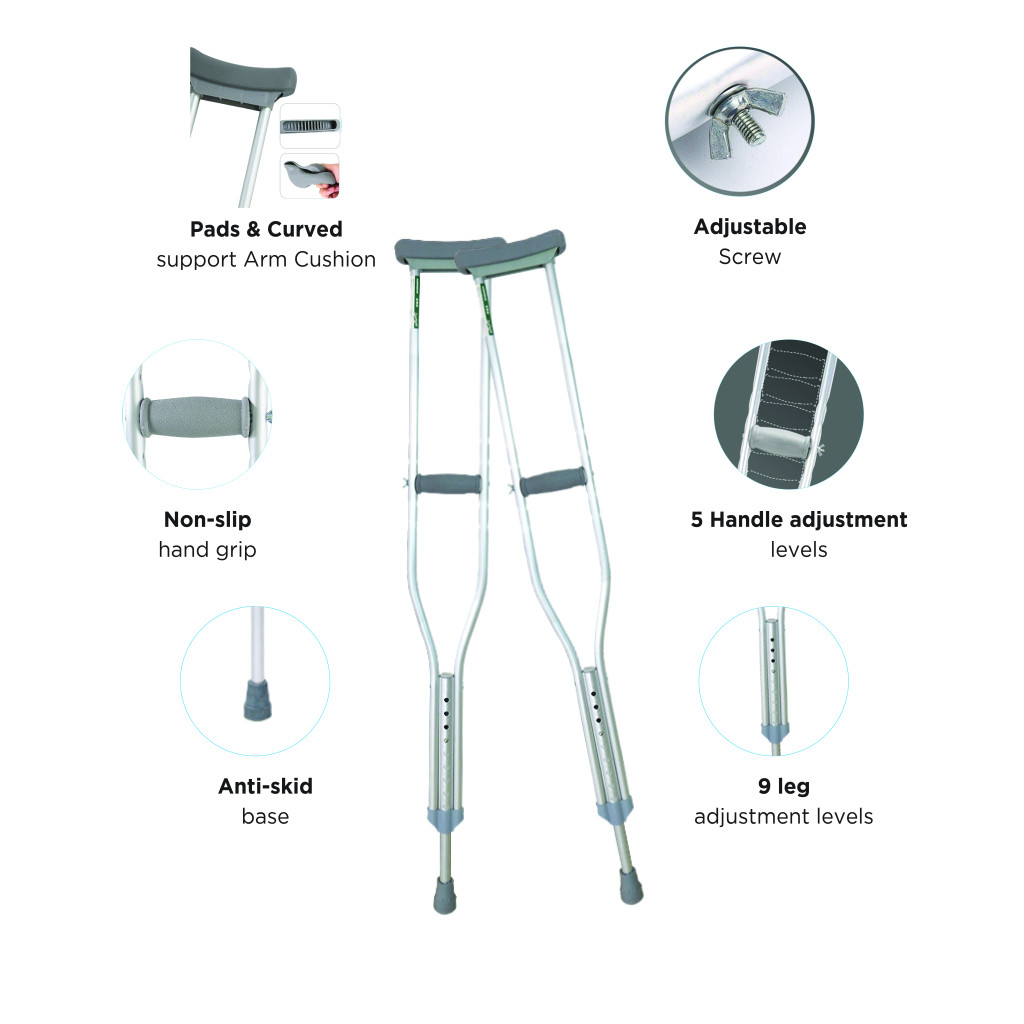 Trister Crutch Underarm Medium TS 967CUA-M