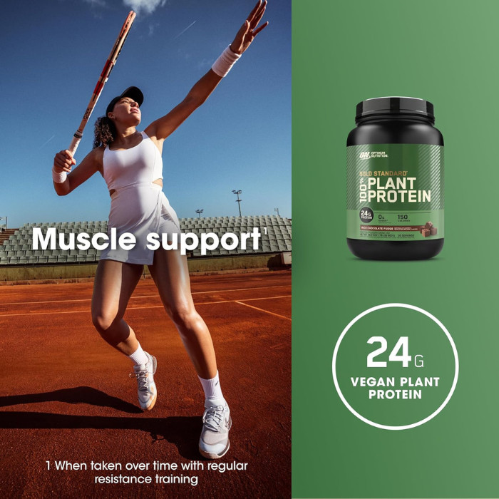 Optimum Nutrition Gold Standard 100% Plant Protein Powder Chocolate 1.76LB