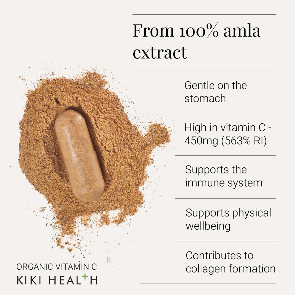 KIKI Health Organic Vitamin C Vegi-Capsules 50s