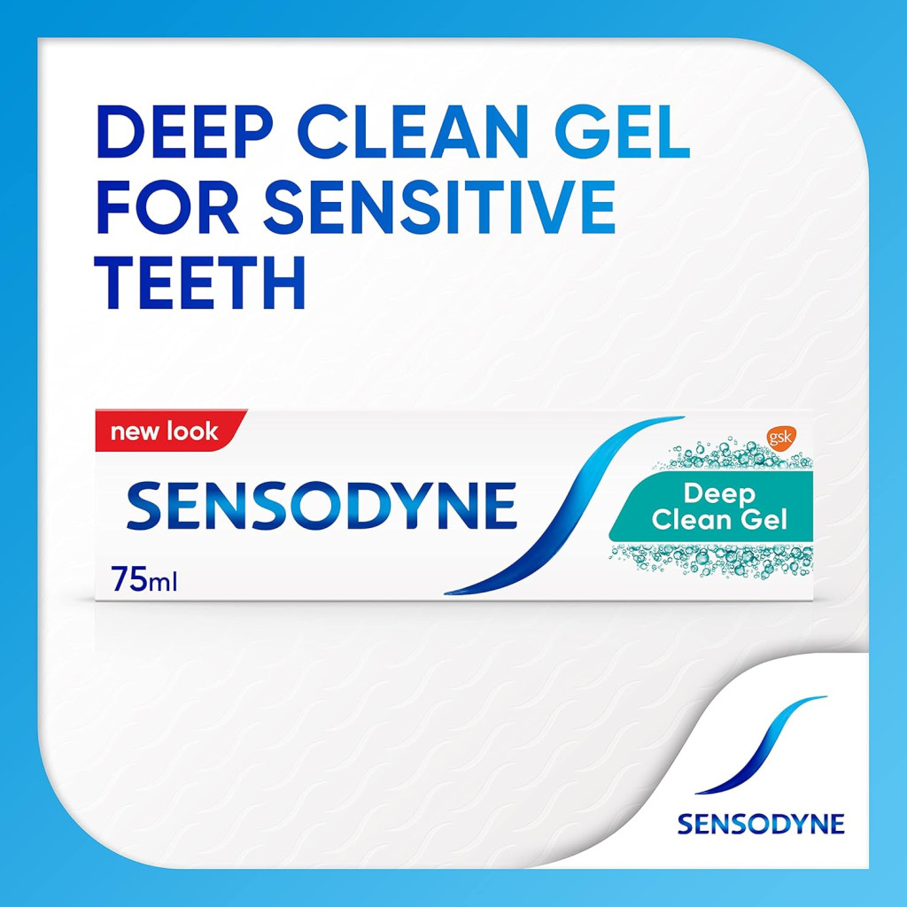 Sensodyne Deep Clean Gel Toothpaste 75ml 1+1 Promo