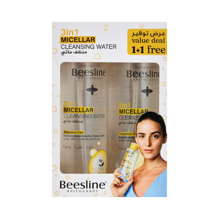 Beesline 3-In-1 Micellar Cleansing Water 100ml 1+1 Promo