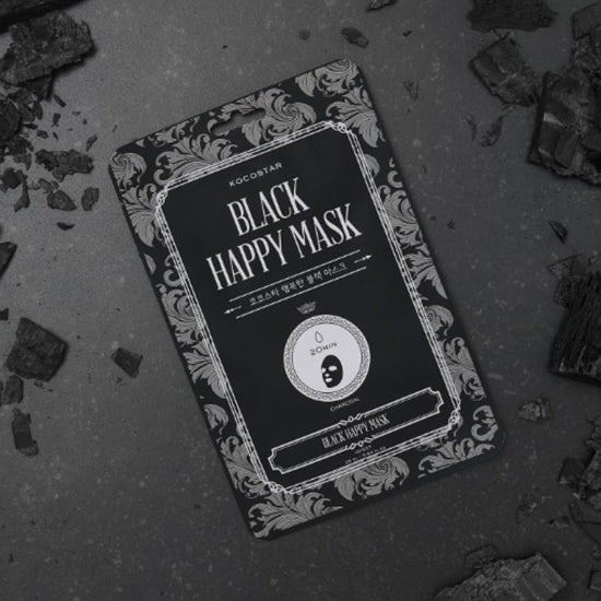 Kocostar Happy Mask Facial Sheet Black 23ml 1s