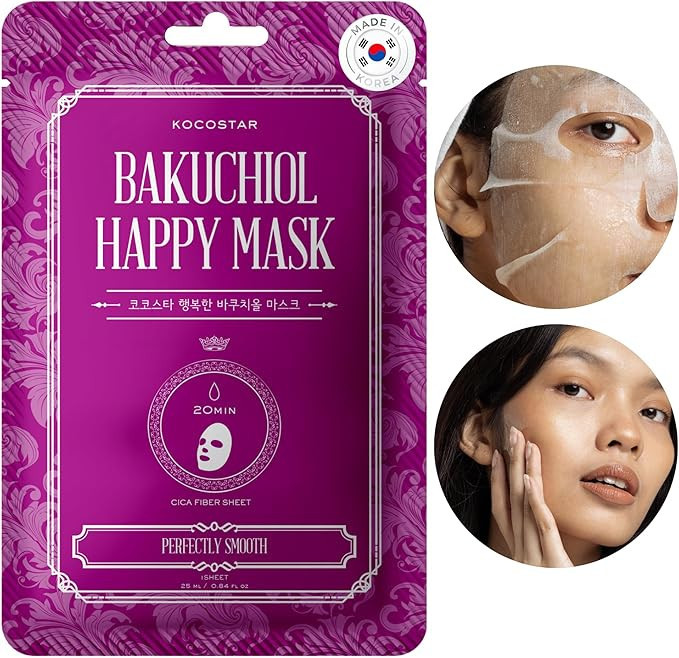 Kocostar Happy Mask Facial Sheet Bakuchiol 23ml 1s