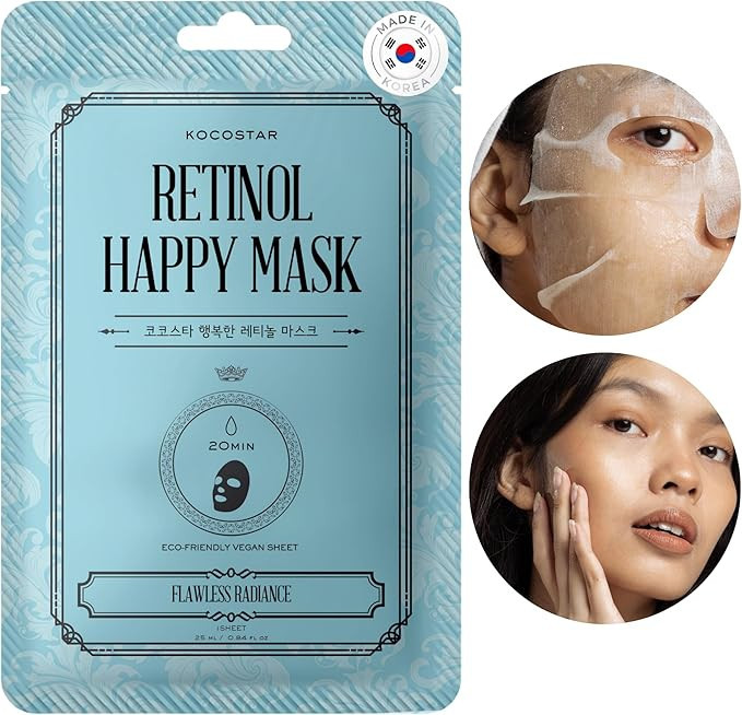 Kocostar Happy Mask Facial Sheet Retinol 23ml 1s