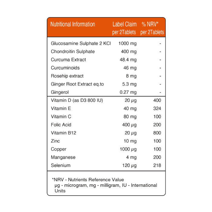Vital Healthcare Joint Aid Original Tab 30s