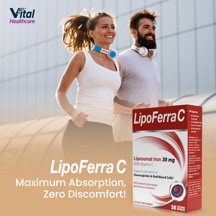 Vital Healthcare Lipoferra C Capsules 30s
