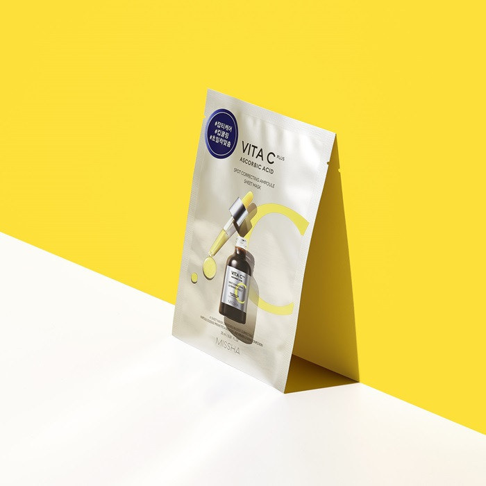 Missha Vita C Plus Facial Mask Ampoule 27g