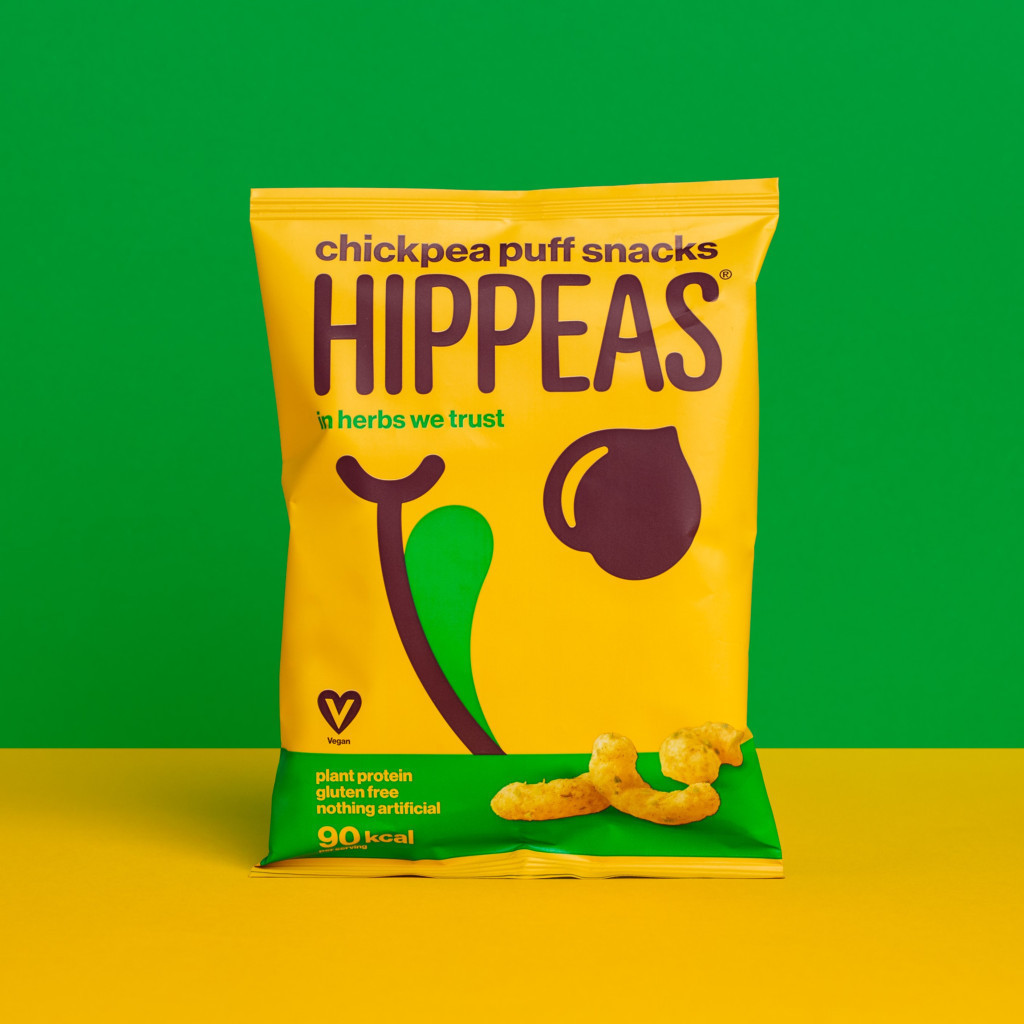 Hippeas Chickpea Puff Snacks Vegan Herbs We Trust 12x 22g