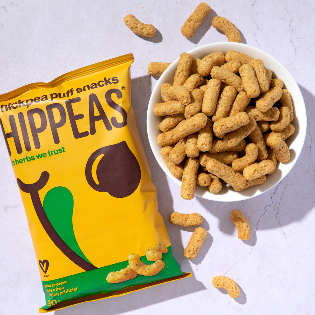 Hippeas Chickpea Puff Snacks Vegan Herbs We Trust 8x78g