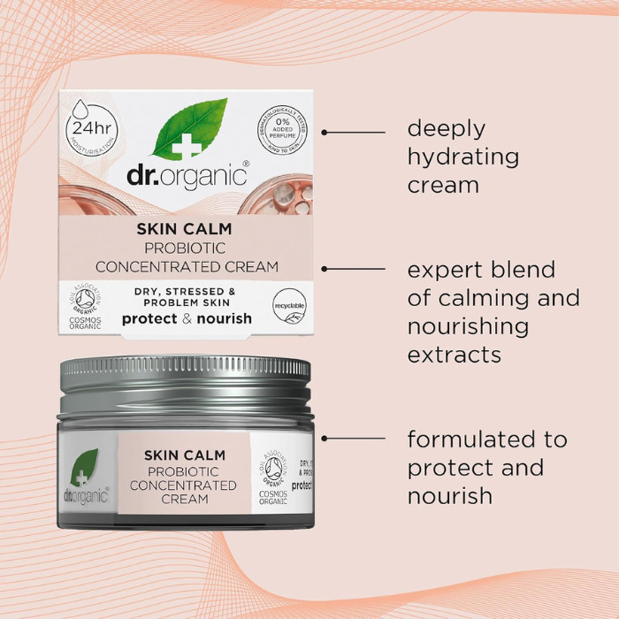Dr Organic Skin Calm Probiotic Concentrated Cream 50ml