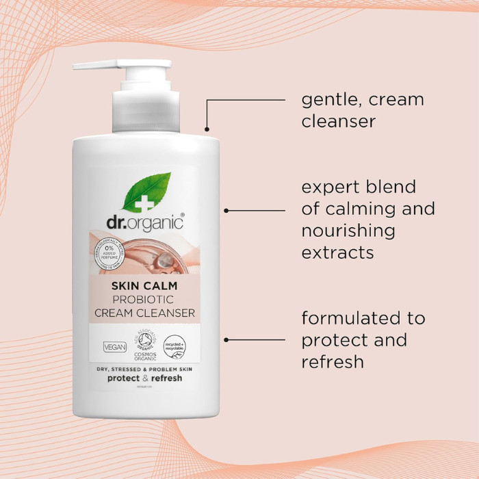 Dr Organic Skin Calm Probiotic Cleansing Cream 150ml