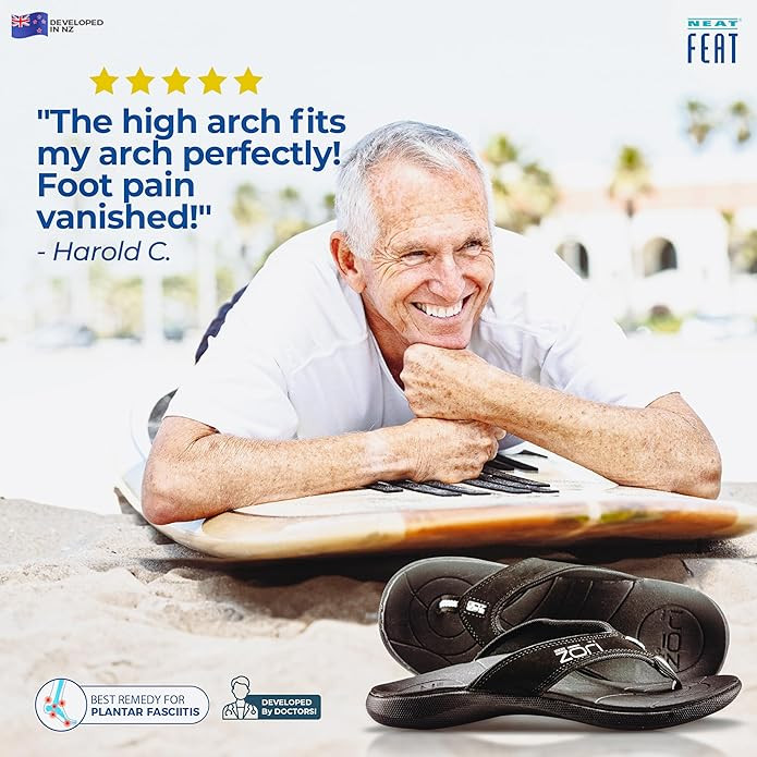 Neat Feat Zori Sandal Thong Black Size 09