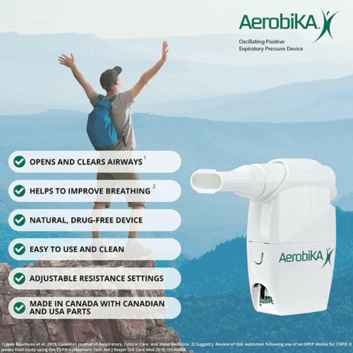 Aerobika OPEP Therapy System Device