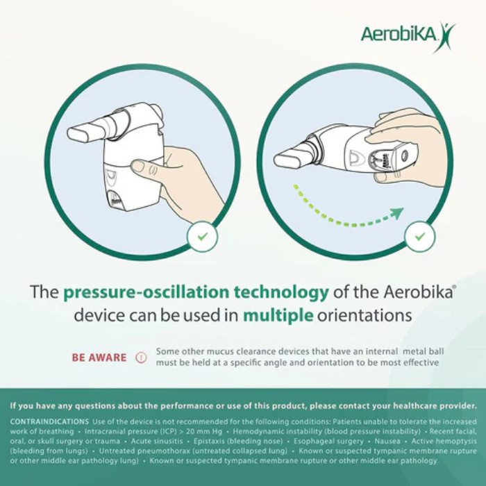 Aerobika OPEP Therapy System Device