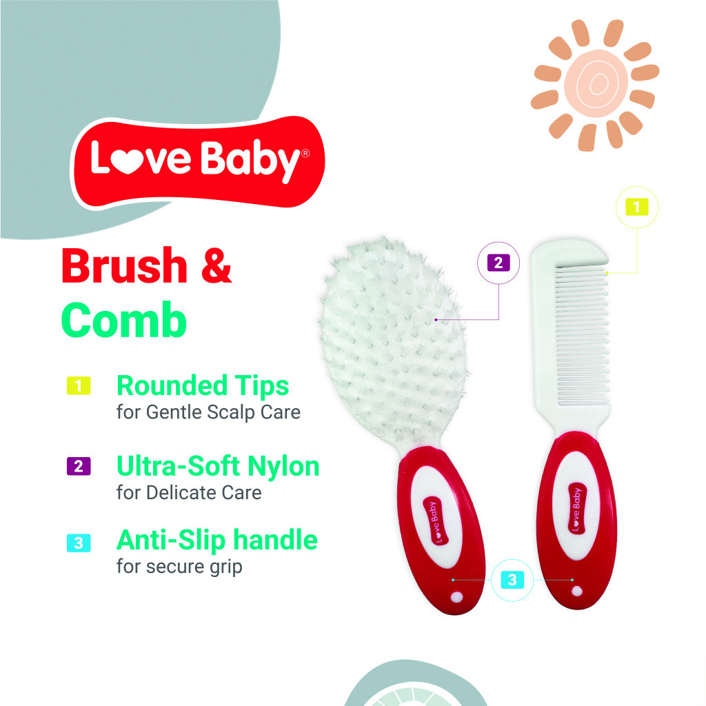 Love Baby Brush & Comb 0M+