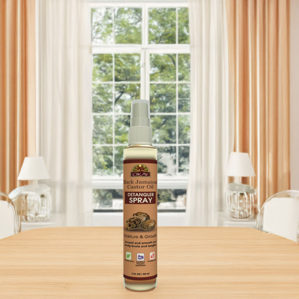 Okay Pure Naturals Detangler Spray with Black Jamaican Castor Oil 59ml