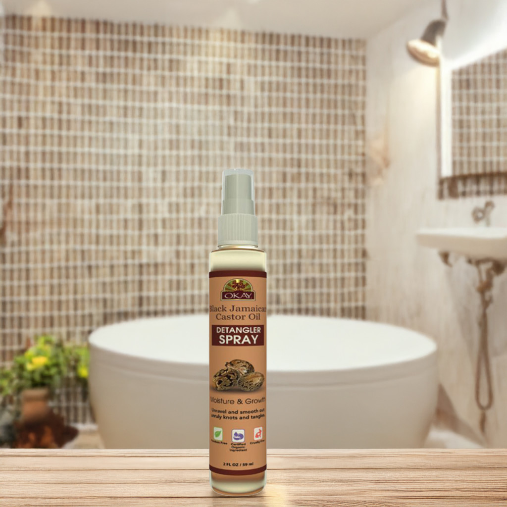 Okay Pure Naturals Detangler Spray with Black Jamaican Castor Oil 59ml