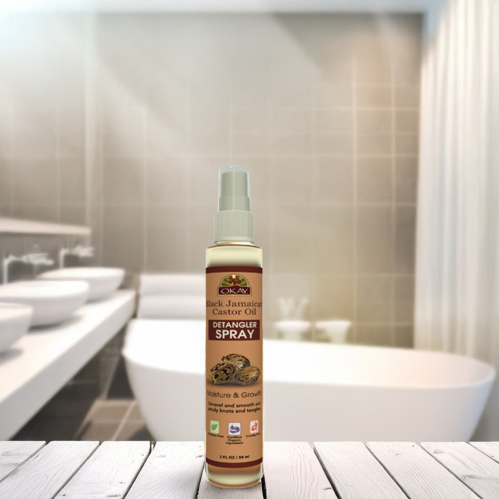 Okay Pure Naturals Detangler Spray with Black Jamaican Castor Oil 59ml
