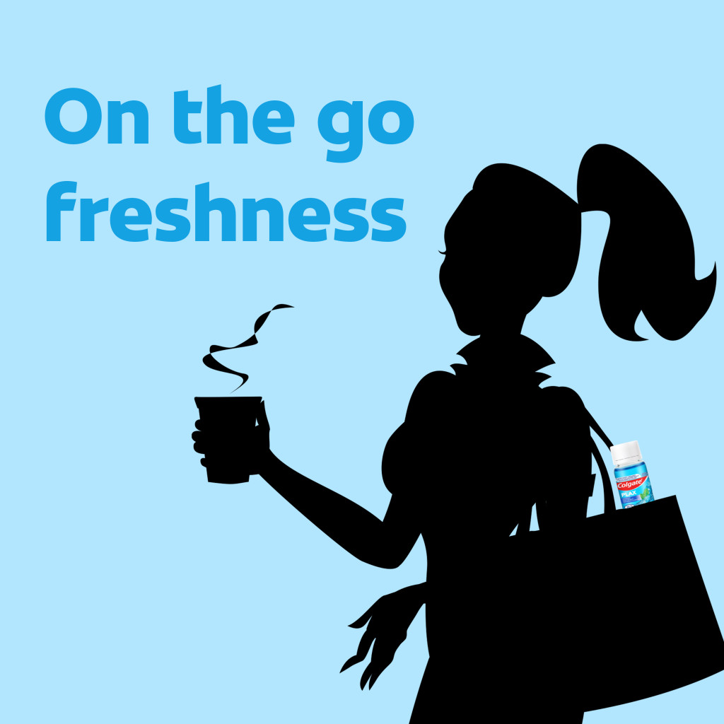 Colgate Plax Fresh Mint Small On-the-Go Mouthwash 100ml