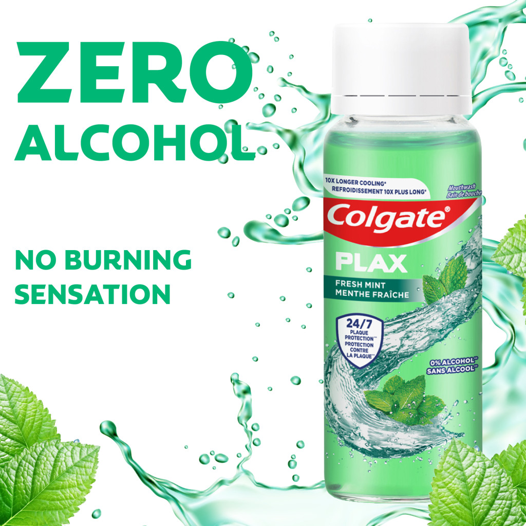 Colgate Plax Fresh Mint Small On-the-Go Mouthwash 100ml