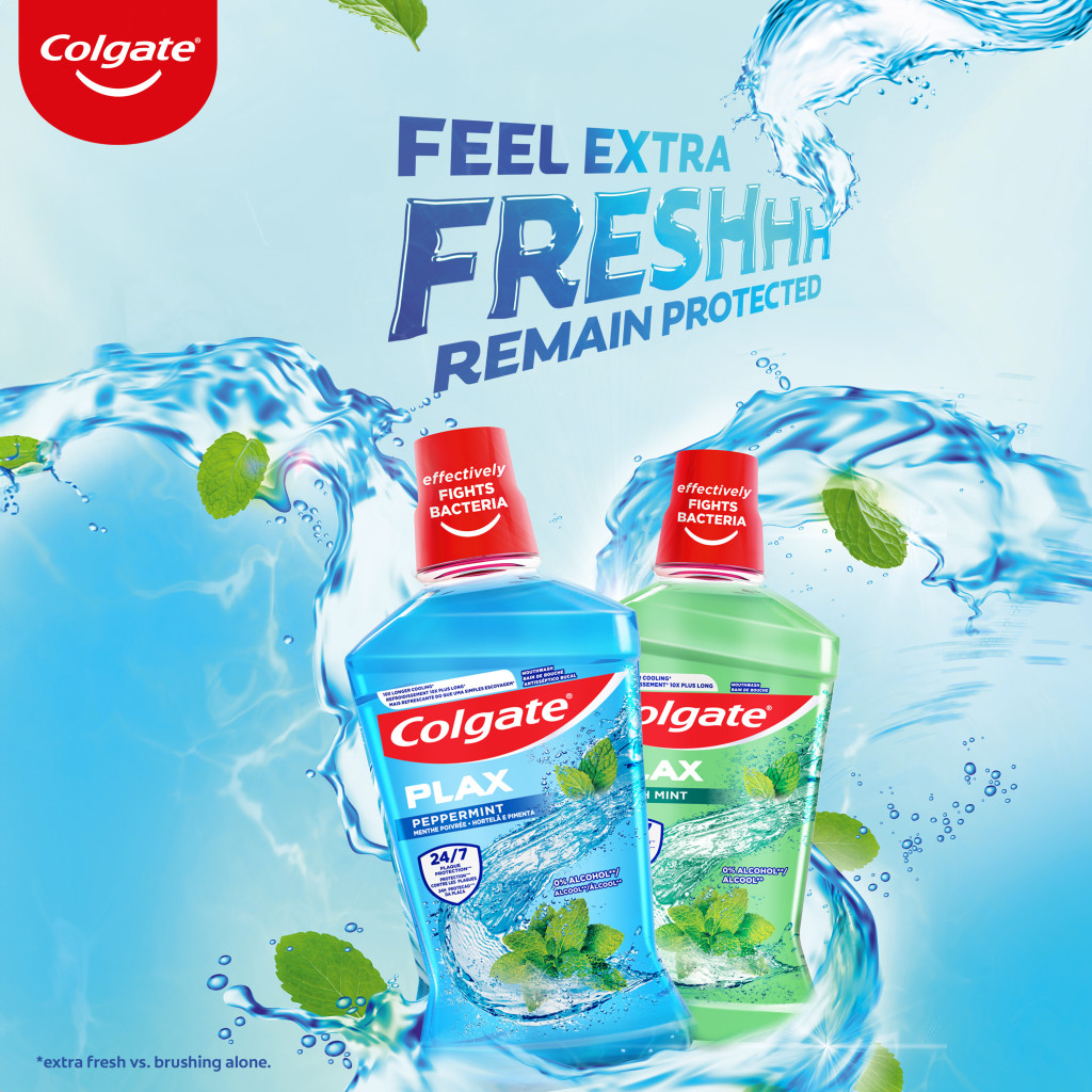 Colgate Plax Fresh Mint Small On-the-Go Mouthwash 100ml