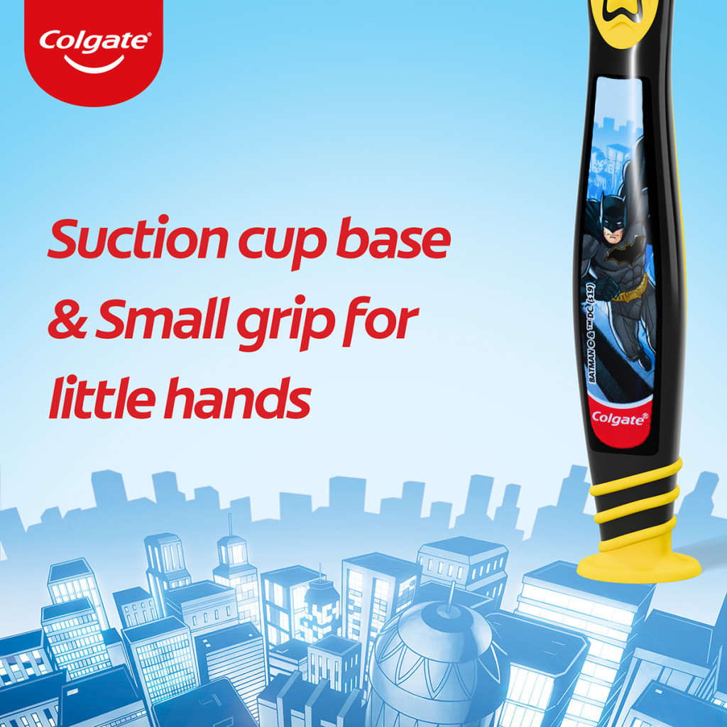 Colgate Kids 6+ years Batman Extra Soft Toothbrush