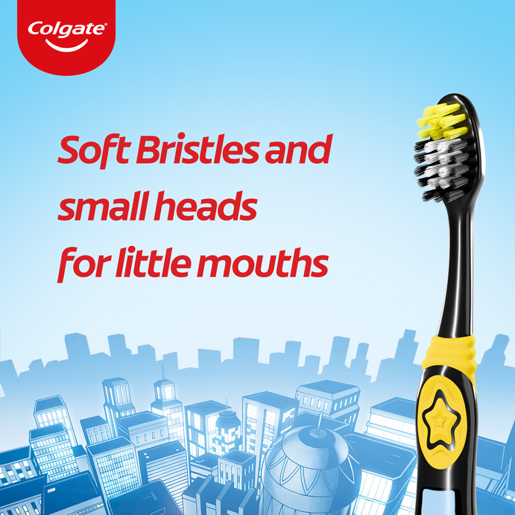 Colgate Kids 6+ years Batman Extra Soft Toothbrush