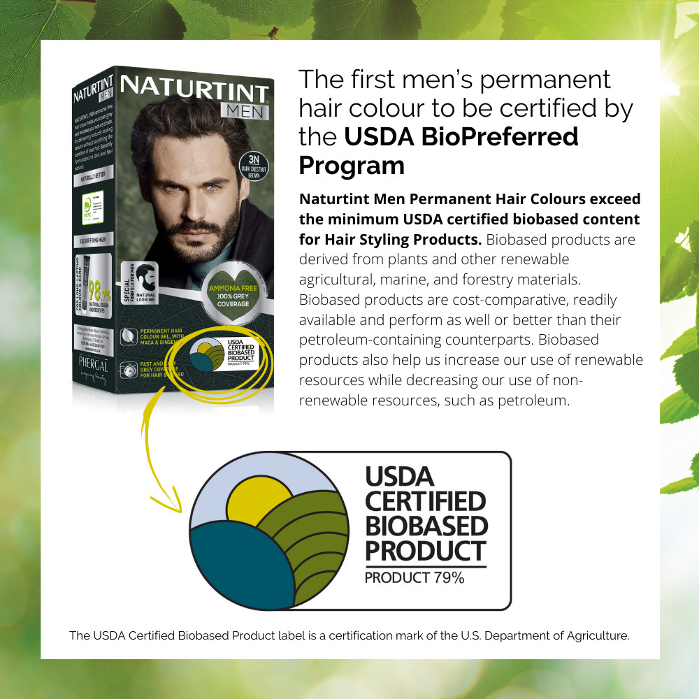 Naturtint Men Hair Color 3N Dark Chestnut 170ml