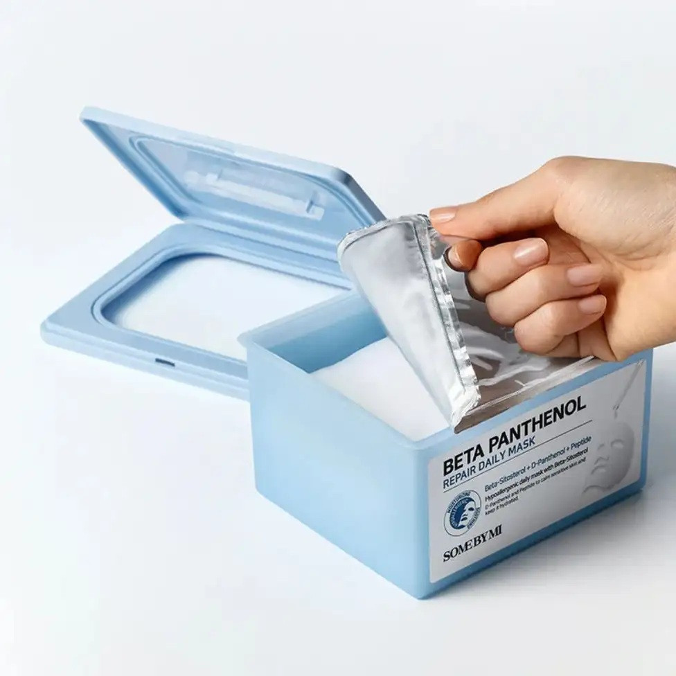 Some By Mi Beta Panthenol Repair Daily Sheet Mask, Sensitive Skin Soothing and Hydration Care - 30s