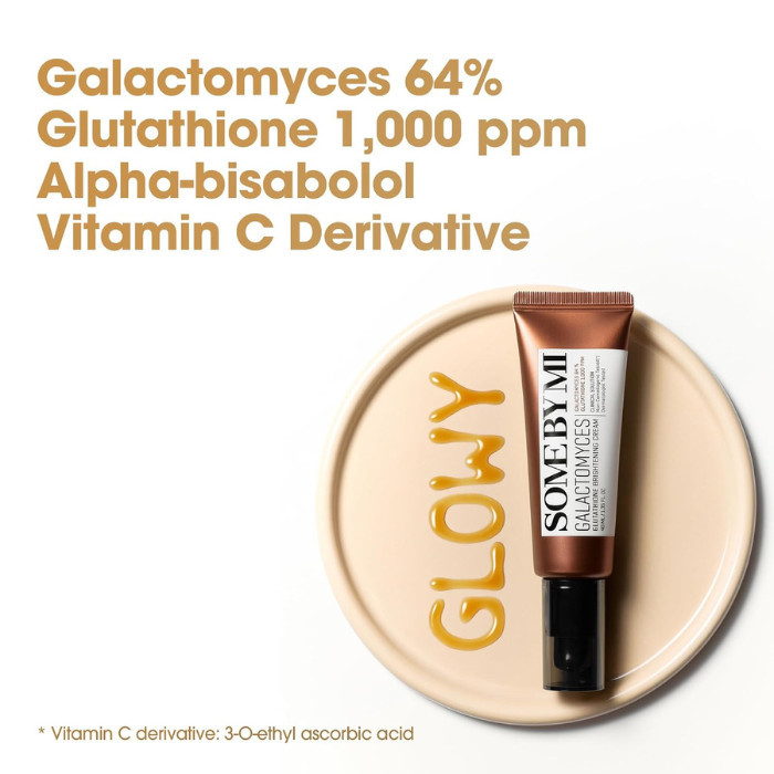 Some By Mi Galactomyces Glutathione, Brightening and Hydrating Face Cream for Glowing, Even-Toned Skin 40ml
