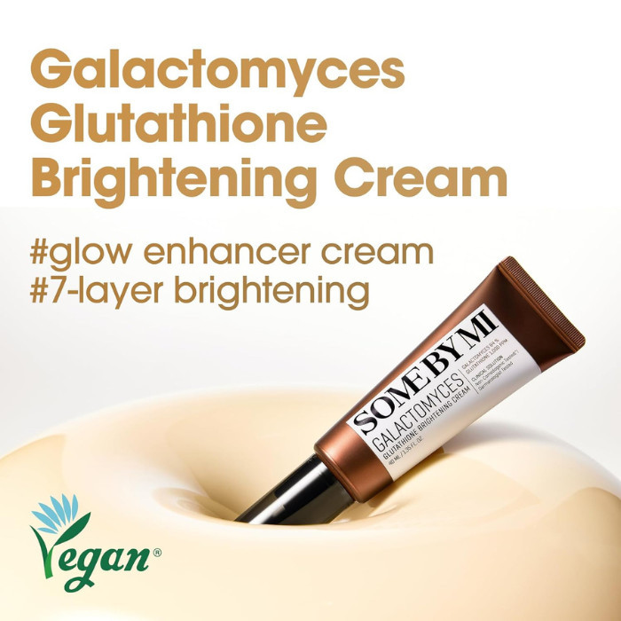 Some By Mi Galactomyces Glutathione, Brightening and Hydrating Face Cream for Glowing, Even-Toned Skin 40ml