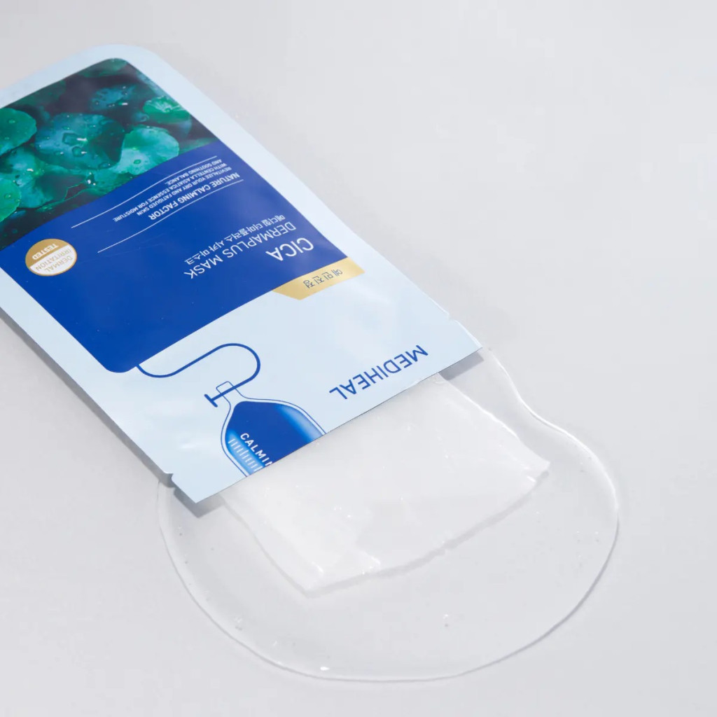 Mediheal Dermaplus Mask Cica, Calming and Hydrating Sheet with Centella & Panthenol - 22ml