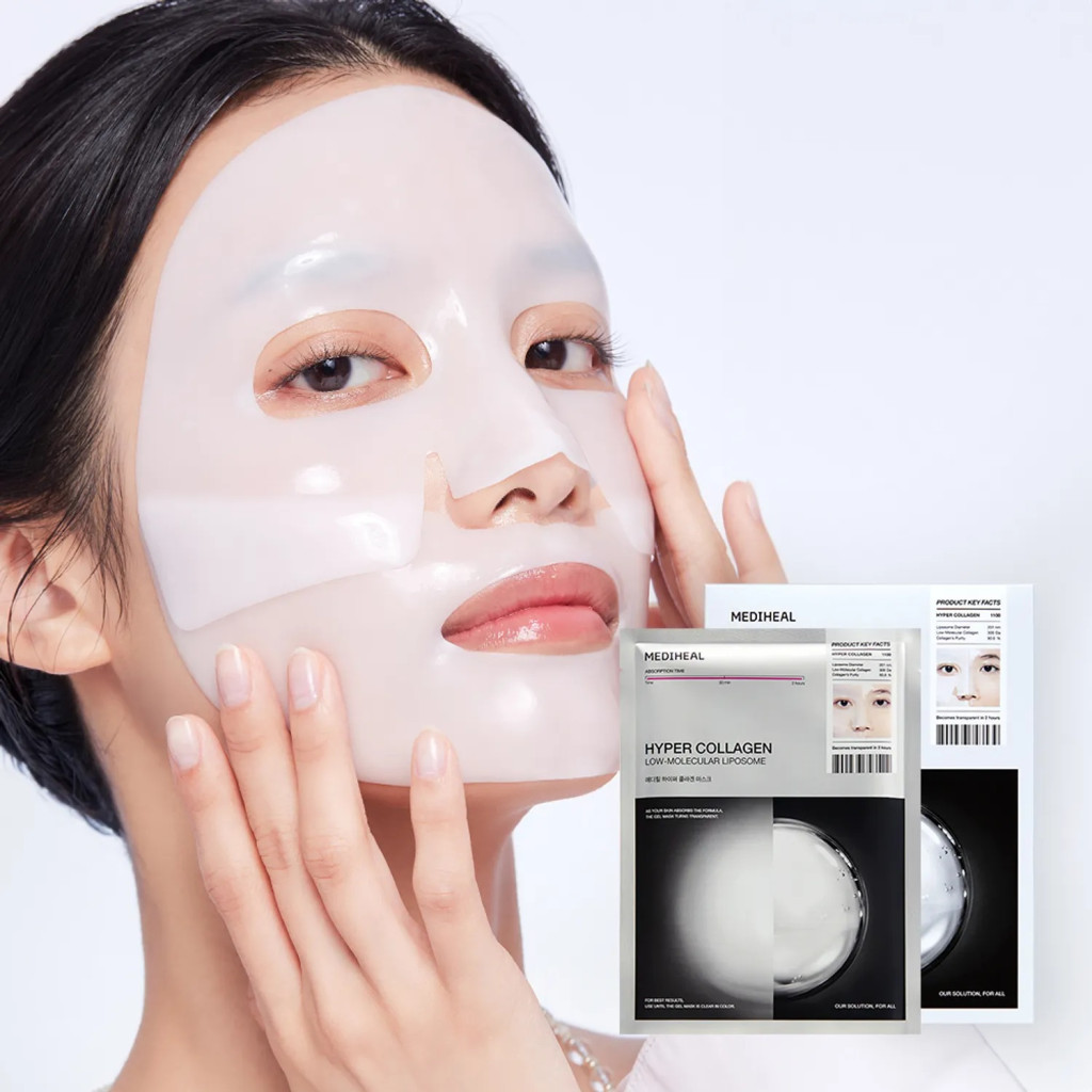 Mediheal Hyper Collagen Firming and Hydrating Gel Mask for Elasticity, Pore Refinement, Anti-Aging - 35g