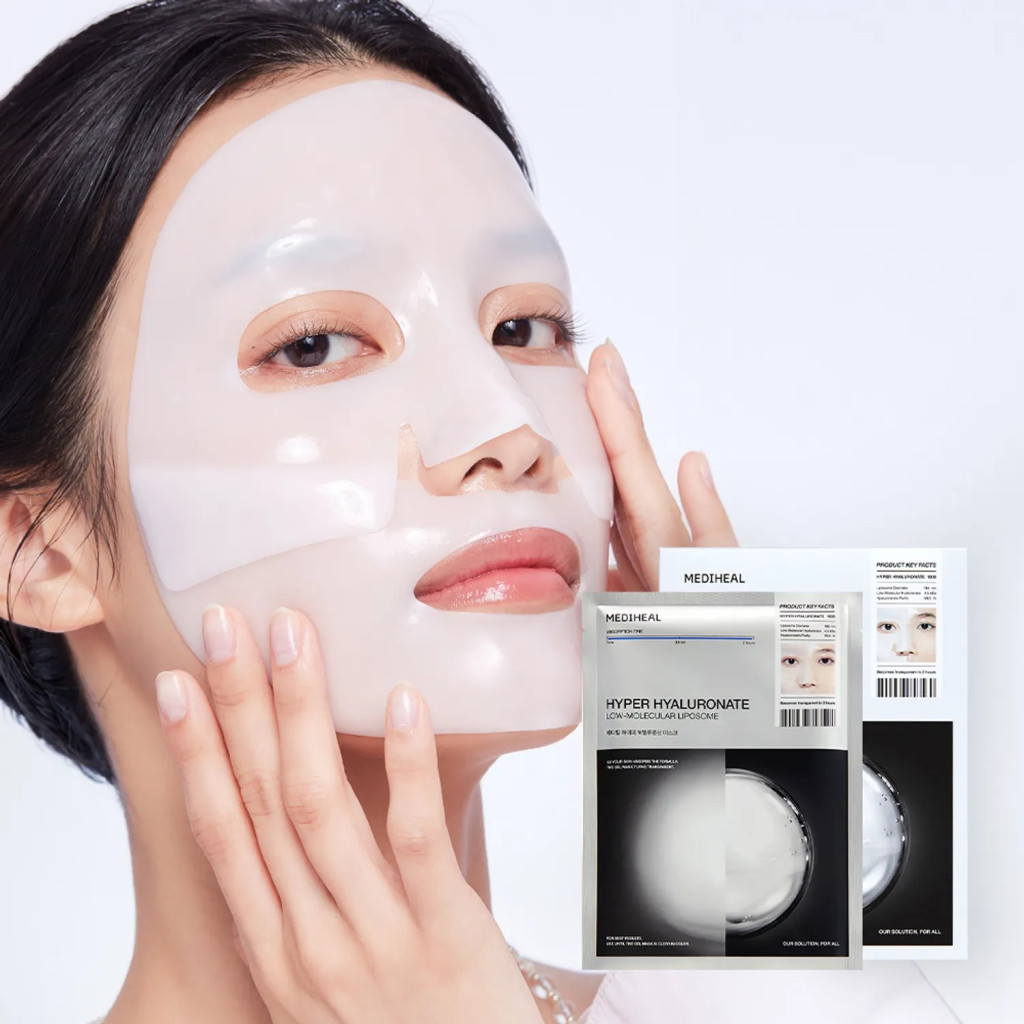 Mediheal Hyper Hyaluronate Gel Mask, Deep Hydration and Brightening with Liposome Hyaluronic Acid - 35g