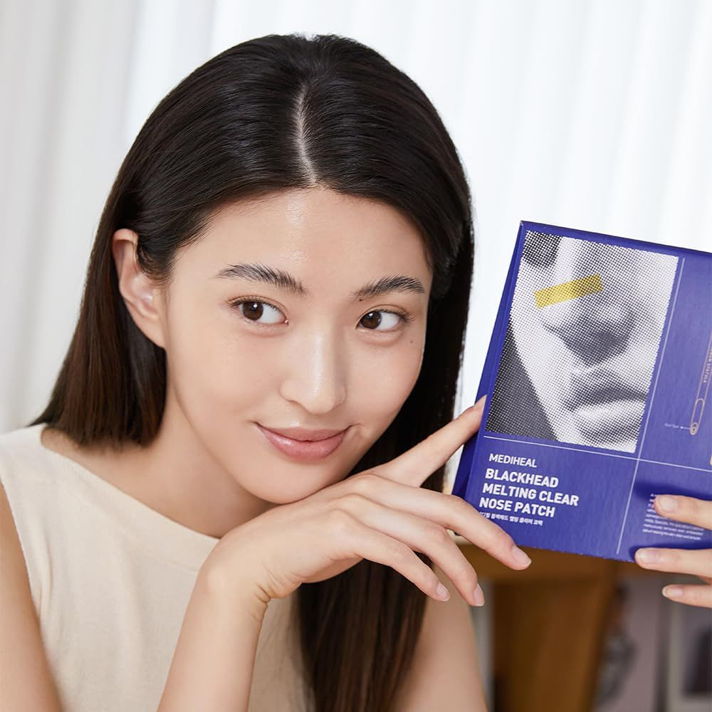 Mediheal Blackhead Melting Clear Nose Patch, Sebum Removal, Pore Tightening and Smooth Skin Care - 4s