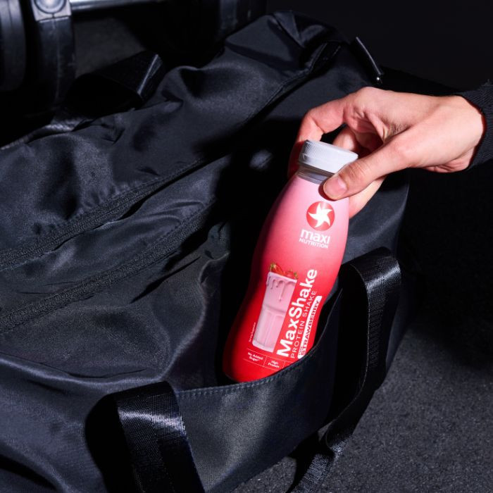 Maxi Nutrition MaxShake Strawberry, 25g High Protein, Low Fat, No Sugar Added, No Artificial Flavours – 330ml