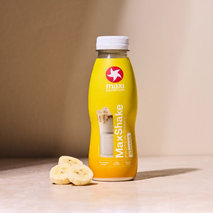 Maxi Nutrition MaxShake Protein Banana, 25g High Protein, Low Fat, No Added Sugar – 330ml