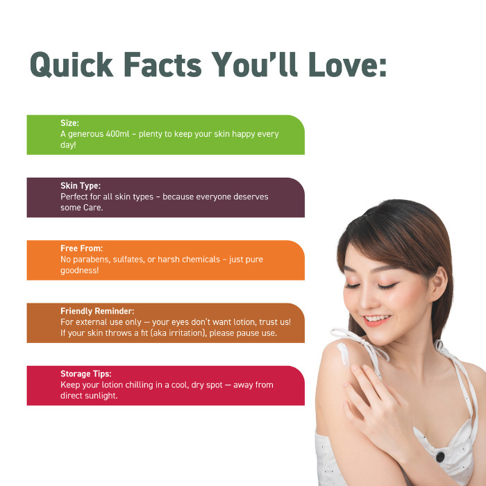 Esse Naturals Hydrating Care Body Lotion, Aloe Vera, Vitamin E and Hyaluronic Acid Complex - 400ml