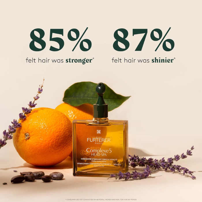 Rene Furterer Complexe 5 Head Spa Concentrate, Scalp Detox & Strengthening Oil with Essential Oils 50ml