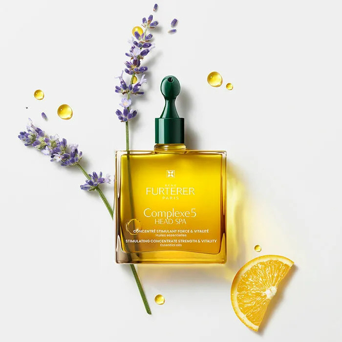 Rene Furterer Complexe 5 Head Spa Concentrate, Scalp Detox & Strengthening Oil with Essential Oils 50ml