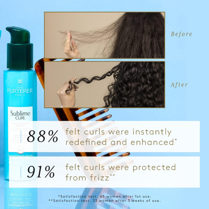 Rene Furterer Sublime Curl Defining Nutri-Cream – Leave-In Curl Cream for Nourished, Defined, Frizz-Free Curls 100ml