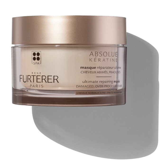 Rene Furterer Absolue Keratine Repairing Mask– Intensive Repair Mask for Damaged, Brittle & Over-Processed Hair 200ml