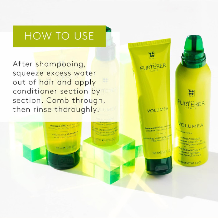 Rene Furterer Volumea Volume Conditioner- Lightweight Volumizing Conditioner for Fine, Limp Hair with Natural Body 150ml