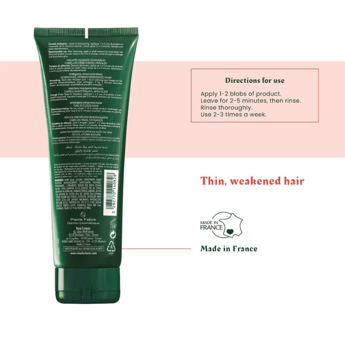 Rene Furterer Tonucia Natural Filler Mask- Anti-Aging Hair Mask for Thinning, Fragile or Aging Hair 250ml