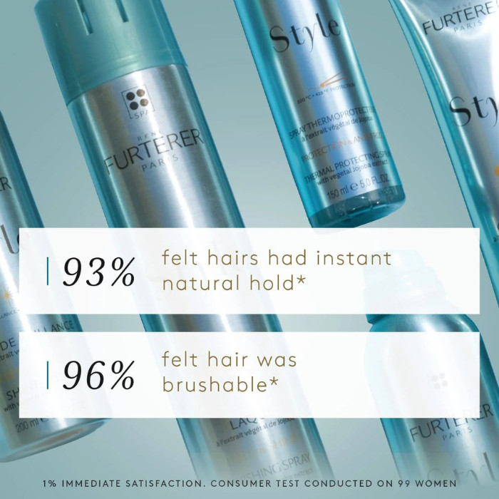 Rene Furterer Style Finishing Spray – Long-Lasting Strong Hold Hairspray with Natural Jojoba Extract 300ML