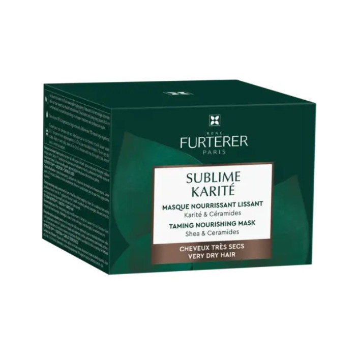 Rene Furterer Sublime Karite Taming Mask, Deep Conditioning, Smoothness and Shine for Dry Hair - 200ml